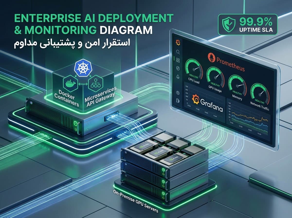 استقرار، آموزش و ۱ ماه پشتیبانی رایگان